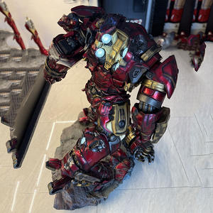 Figuras de Película de Avengers Hulkbuster de Fibra de Vidrio <span class=keywords><strong>1</strong></span>/4 a Precio de Fábrica, Estatua de Iron Man MK44, Decoraciones de Oficina, Artesanías de Resina - Product Image 4