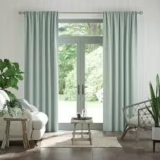 Stores verticaux épais à <span class=keywords><strong>double</strong></span> couche bon marché <span class=keywords><strong>Rideaux</strong></span> assombrissants pour grandes fenêtres, portes et fenêtres Installation intégrée Technique simple - Product Image 4