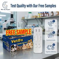 Veterinaire dierziekten detectie Canine Parvovirus Antigeentest + GIARDIA Ag Gecombineerde Test (CPV+GIA)