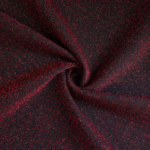 Chất lượng cao chống nhăn căng Nylon Spandex dệt kim purl long lanh kim loại lurex vải cho phụ nữ Dresses - Product Image 1