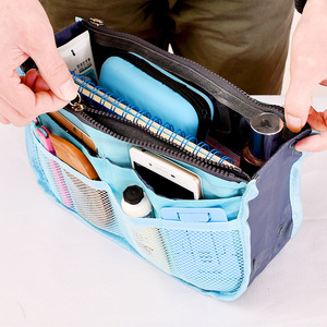 Multifunctional Toiletry Bag Canvas Rectangle Large Capacity Storage Bag For Bathroom Everyday Use Solid Color - Product Image 1