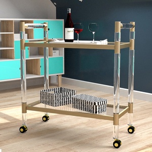Vendita calda Personalizzabile di Rotolamento del <span class=keywords><strong>Carrello</strong></span> Liquore Acrilico <span class=keywords><strong>Carrello</strong></span> Oro Acrilico Bar <span class=keywords><strong>Carrello</strong></span> - Product Image 2