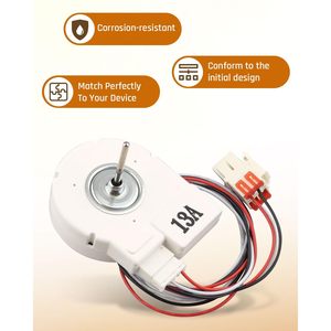 มอเตอร์พัดลมระเหย DRE6020LC 12V DC 2.1W 13A สำหรับเปลี่ยนตู้เย็นที่มีประสิทธิภาพสูงตัวพลาสติก - Product Image 6
