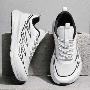 Nuove Scarpe da Corsa Uomo US 13 14 EU 47 48 con Suola Spessa Ammortizzata, Arancione Vibrante, Leggere in Mesh per Jogging, Palestra e Allenamento - Product Image 4