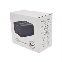 Pengisi Daya Desktop GaN 200W 6-Port, USB-C PD 3.1 100W Stasiun Pengisian Cepat untuk MacBook Laptop Tablet Smartphone Power Hub Adapter