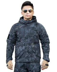 Tùy Chỉnh Bán Buôn Áo Khoác Ngoài Trời <span class=keywords><strong>Python</strong></span> Mô Hình Ngụy Trang Áo Gió Lông Cừu Ấm Áp Windproof Áo Khoác - Product Image 1