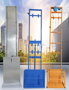 3.5 मीटर 1000 किलोग्राम नए कारखाने की दीवार घुड़सवार औद्योगिक घरेलू गैरेज गोदाम काम करने वाले हाइड्रॉलिक कार्गो सामान लिफ्ट - Product Image 2