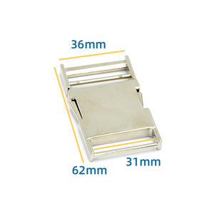 Hebilla de Liberación lateral de Metal de alta calidad a la moda, hebilla de cinturón Reversible de aleación personalizada al por mayor para hombre - Product Image 4