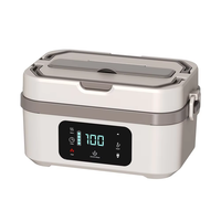 Boîte à lunch chauffante alimentée par USB avec doublure amovible en acier inoxydable
