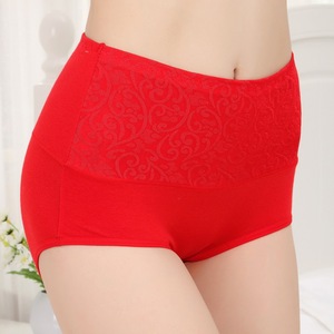 Sous-vêtements pour femmes respirants et légers à taille haute, taille L-4XL, string, culotte, coton, élasthanne, séchage rapide, antibactérien - Product Image 3