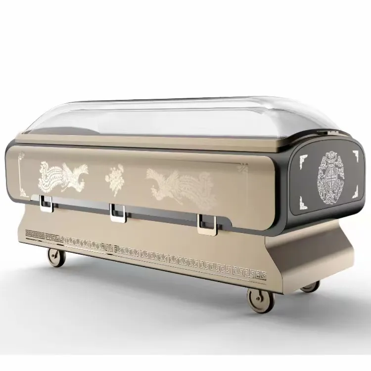 Ventas calientes Suministros funerarios Refrigerador de caja de ataúd de fuerte rendimiento para Morgue