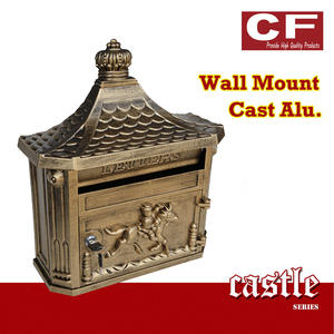 Buzón <span class=keywords><strong>de</strong></span> correo <span class=keywords><strong>de</strong></span> aluminio resistente <span class=keywords><strong>al</strong></span> agua a prueba <span class=keywords><strong>de</strong></span> herrumbre duradero hecho en China, buzón <span class=keywords><strong>de</strong></span> apartamento montado en la pared Vintage independiente - Product Image 5