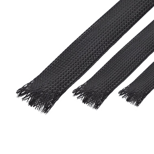 Jiaf Pet bện mở rộng sleeving bọc quản lý cáp tay áo linh hoạt bảo vệ cáp Pet Nylon ống dẫn tay áo 2mm đến 100mm - Product Image 4