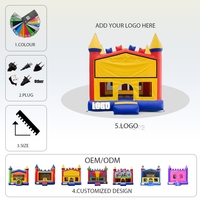 Château gonflable commercial, combo gonflable, maison de saut gonflable pour les locations de fêtes pour enfants