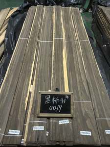 วอลเปเปอร์ไม้แผ่นบาง 0.5 มม. เกรด AAA สีดำ ลายไม้ซิริโคเต้ สำหรับเฟอร์นิเจอร์และโรงแรม วีเนียร์ไม้ซิริโคเต้ธรรมชาติ - Product Image 5