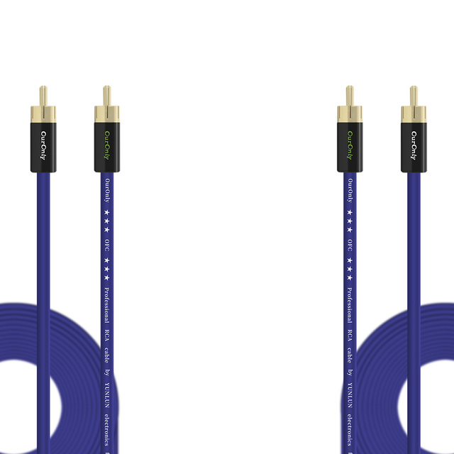 Hight Quality Pure Copper RCA Audio Cable-3R with 5.0m