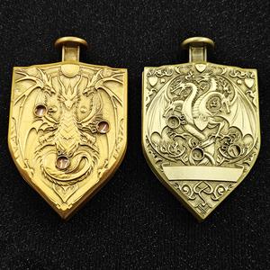 Dés à roulettes en métal DND, jeu de rôle, Donjons et Dragons, dés de jeu de table, dés à roulettes en métal solide COC - Product Image 4