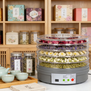 Máquina Deshidratadora de Frutas para Uso Doméstico, Mini Deshidratador de Verduras de 5 Niveles y 350W, Secador de Alimentos - Product Image 3