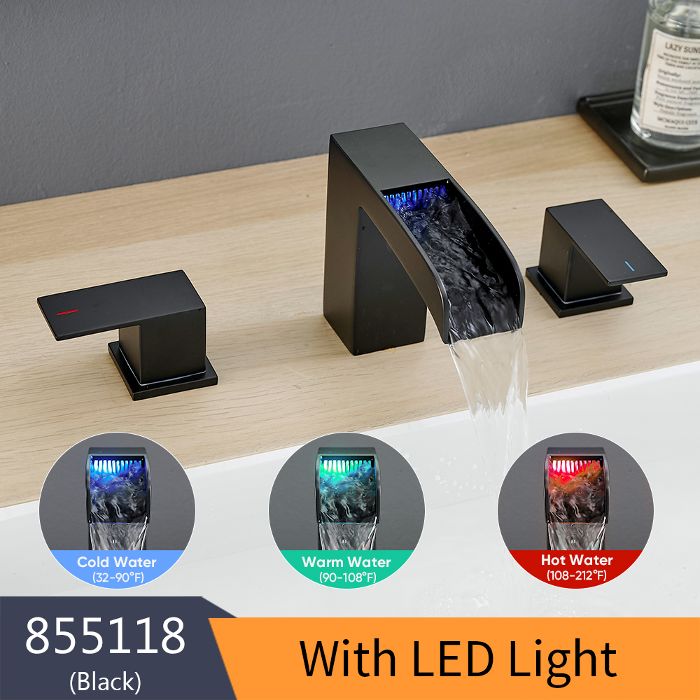 Black with led
