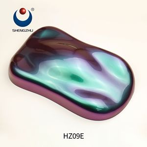 Sheng Zhu popular serie HZ09 4-5 <span class=keywords><strong>colores</strong></span> <span class=keywords><strong>spray</strong></span> coche pintura camaleón cambio de color pigmento <span class=keywords><strong>en</strong></span> polvo bajo MOQ - Product Image 4