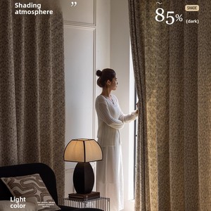 Nuove <span class=keywords><strong>Tende</strong></span> Jacquard Italiane Minimaliste di Alta Gamma, Isolanti, in Gradiente Nero-Bianco-Grigio per Soggiorno, Sala da Pranzo <span class=keywords><strong>e</strong></span> Camera da Letto - Product Image 5