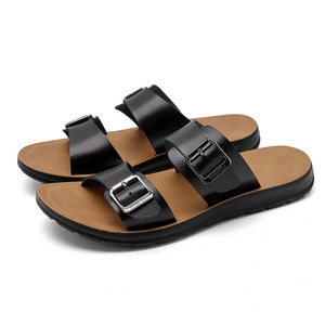 Sandales de style Birkenstock pour hommes, nouvelle collection, grandes tailles, semelle souple, chaussures décontractées pour la plage et les activités de plein air - Product Image 2