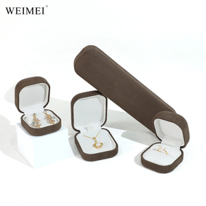 กล่องเก็บเครื่องประดับกำมะหยี่ทรงกลมมุมโค้งมนสุดหรูจาก WEIMEI สำหรับเก็บแหวน ต่างหู สร้อยคอ ลิปสติก กล่องเครื่องประดับพรีเมียม - Product Image 1