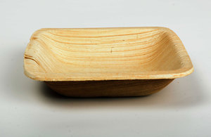 Tazón Cuadrado de Hoja de Areca de 3 Pulgadas, Tazón Compostable de Hoja de Palma para Aperitivos y Postres, Vajilla Ecológica - Product Image 2