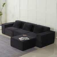 Sofá Modular Combinable Unisofa Tanzuo en Caja en Venta - Sofá Esquinero de Espuma Comprimida sin Marco para Sala de Estar