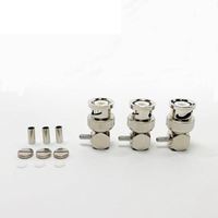 Connecteur coaxial RF BNC mâle à angle droit de 90 degrés, 50 ohms, 75 ohms, à sertir pour câble RG316, RG174, RG178, RG179, LMR100