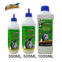 Produit phare Jiaballong 350ML Liquide d'étanchéité pour pneus tubeless en caoutchouc naturel vert pour réparation de pneus de moto, anti-crevaison