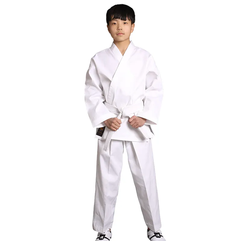 Hot Sale Woosung Professional White Martial Arts Training Dobok Wear Karate Gi Karate Uniform