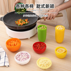 Mini Portable Plastic Food Storage Box Set For Fruits Vegetables With Transparent Lids Round Shape Travel Use - Product Image 5