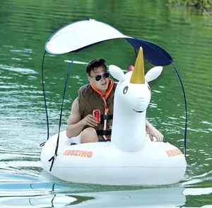 Flutuadores infláveis para piscina, brinquedos personalizados de novo design para adultos unicórnio