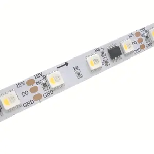 60 LED ต่อเมตร SPI สมาร์ทพิกเซล 12V 24V RGBW 2700K 300K 4000K 6000K ดิจิตอล LC8824 แถบ LED