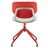 Chaise de salle à manger pliable au design moderne avec base en métal à 4 étoiles pour salon, extérieur et hôtel