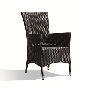 Chaises <span class=keywords><strong>de</strong></span> salle à manger d'extérieur en osier et rotin <span class=keywords><strong>noir</strong></span> Chaises longues en rotin - Product Image 5