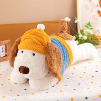 Boneka Anjing PP Cotton Puppy Mainan Lembut Bantal Anak-Anak Unisex untuk Dekorasi Hadiah