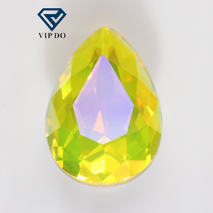 Venta caliente de alta calidad K9 Placa de proteína de vidrio <span class=keywords><strong>LA</strong></span> <span class=keywords><strong>serie</strong></span> corte de pera suelta Pointback Crystal Rhinestone para <span class=keywords><strong>la</strong></span> fabricación de joyas - Product Image 3