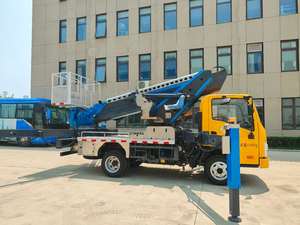 Source Factory JIUHE Nieuwe <span class=keywords><strong>25M</strong></span> Boomlift Hoogwerker Rechte Telescopische <span class=keywords><strong>Boom</strong></span> Truck Gemonteerde Elektrische Hoogwerker - Product Image 1