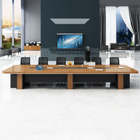 Ensemble de bureaux de conférence en panneaux de bois modernes Xitian XTHYZ-053 pour hôtels et écoles, mobilier de bureau pliable avec couleurs personnalisables