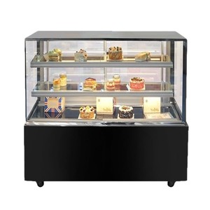 Congeladores Comerciales de Mostrador para Exhibición de Pastelería, Hechos de Vidrio, Ideales para Exhibición de Postres de Alta Gama en Cafeterías y Hoteles - Product Image 1