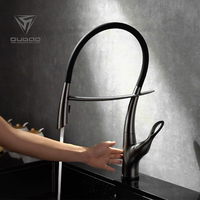 Robinet mitigeur pour évier de cuisine col d'oie, Design tendance élégant, capteur à poignée unique, 1 pièce
