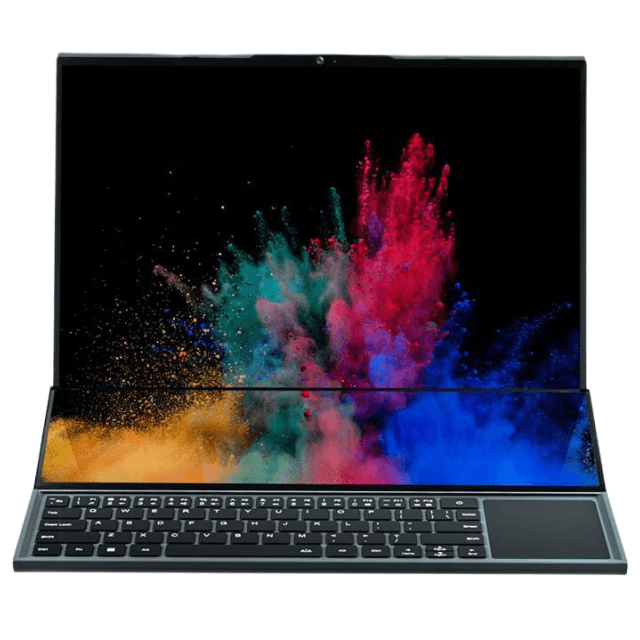 2025 New Ultra Slim Dual 16" +14" 1920x1200 IPS Touchscreen Intel Core I7-9750H 32GB/64GB Laptop