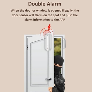 Tuya thông minh Wifi Cảm biến cửa Alexa Google nhà Smartlife tự động báo động cửa sổ mở/đóng Máy dò thế hệ mới nhà thông minh - Product Image 4