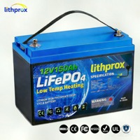 Batterie LiFePO4 12V 150AH de remplacement pour batteries au plomb, cellule LiFePO4 pour transpalette, conforme RoHS CE UN38.3 FCC, OEM ODM
