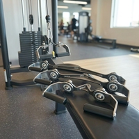 Ensemble de poignées réglables à 360 degrés pour machine à câble (Lat Pulldown, Chest Fly, Rameur) en acier, accessoires de fitness pour salle de sport