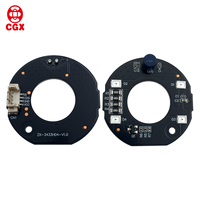 OEM ODM Shenzhen CGX Optoelectronic Technology Inc. Assemblage de carte PCBA LED IR haute puissance 2835 CGX-343304S14H01 1oz Cuivre Caméra CCTV