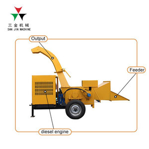 Tốt Nhất Bán 197HP Gỗ Shredder Cây Chi Nhánh Chipper Máy Nghiền Máy Điện Bắt Đầu Công Suất Cao Thủy Lực Gỗ Chipper - Product Image 6
