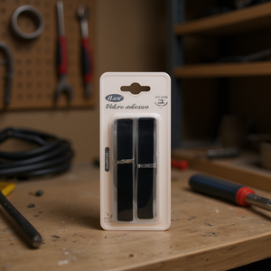 Nastro Adesivo in Velcro Nero 1.6x100 Cm - Product Image 3